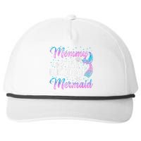 Mommy Of The Mermaid Birthday Mom Snapback Five-Panel Rope Hat