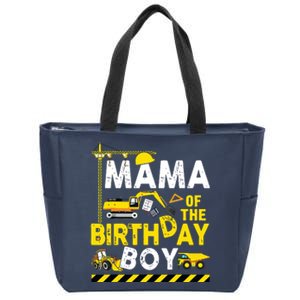 Mama Of The Birthday Boy Construction Worker Bday Party Zip Tote Bag