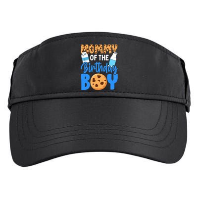 Mommy Of The Birthday Boy Milk And Cookies 1st Birthday Adult Drive Performance Visor