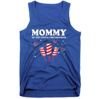 Mommy Of The Little Firecracker 4th Of July American Mom Cool Gift Tank Top