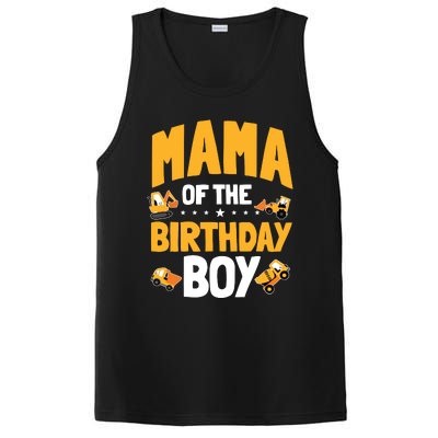 Mama Of The Birthday Boy Construction Worker Bday Party PosiCharge Competitor Tank