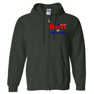 Mayor Of Titty City Apparel Full Zip Hoodie