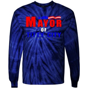 Mayor Of Titty City Apparel Tie-Dye Long Sleeve Shirt