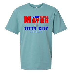 Mayor Of Titty City Apparel Sueded Cloud Jersey T-Shirt