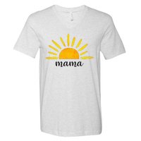 Mama Of The Birthday First Trip Around The Sun Birthday V-Neck T-Shirt