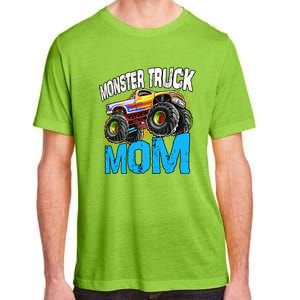 Mom Of The Birthday Monster Truck Mommy Mama Mother Gift Adult ChromaSoft Performance T-Shirt