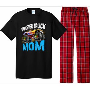 Mom Of The Birthday Monster Truck Mommy Mama Mother Gift Pajama Set