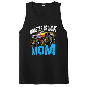 Mom Of The Birthday Monster Truck Mommy Mama Mother Gift PosiCharge Competitor Tank