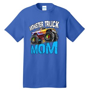 Mom Of The Birthday Monster Truck Mommy Mama Mother Gift Tall T-Shirt