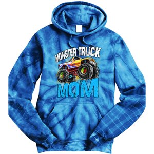 Mom Of The Birthday Monster Truck Mommy Mama Mother Gift Tie Dye Hoodie