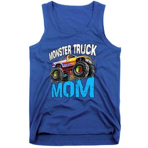 Mom Of The Birthday Monster Truck Mommy Mama Mother Gift Tank Top