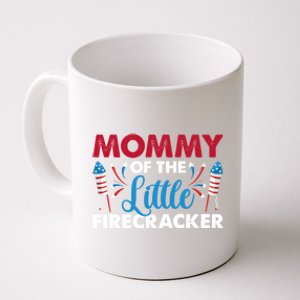 Mommy Of The Little Firecracker 4th Of July Birthday Party Gift Coffee Mug