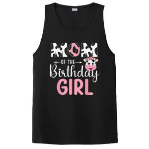 Mom Of The Birthday Farm Cow 1 St Birthday PosiCharge Competitor Tank