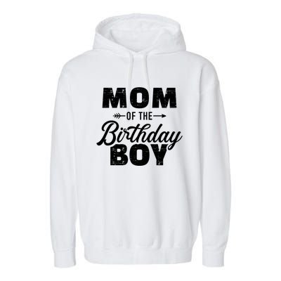 Mom Of The Birthday Meaningful Gift Garment-Dyed Fleece Hoodie