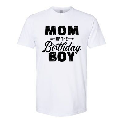 Mom Of The Birthday Meaningful Gift Softstyle® CVC T-Shirt