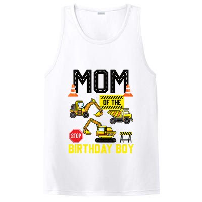 Mom Of The Birthday Boy Construction Worker Bday Party PosiCharge Competitor Tank