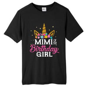 Mimi Of The Birthday Girl Mimi Gift Unicorn Birthday Tall Fusion ChromaSoft Performance T-Shirt