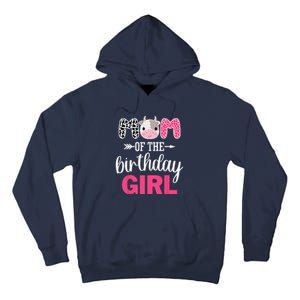 Mom Of The Birthday Farm Cow Mommy Mama Mother 1st Tall Hoodie