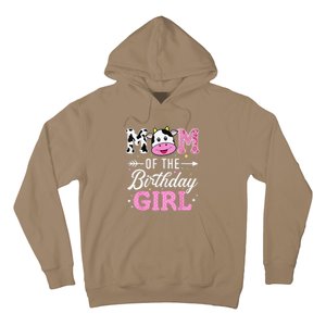 Mom Of The Birthday Funny Farm Cow Mother Mommy Mama Hoodie