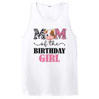 Mom of The Birthday Farm Cow Mommy Mama 1st PosiCharge Competitor Tank