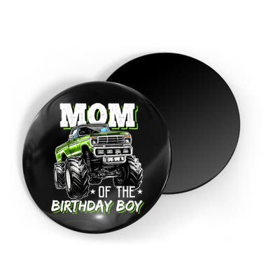 Mom Of The Birthday Boy Monster Truck Birthday Novelty Gift Magnet