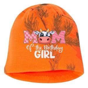 Mom of The Birthday Cow Family Cow Farm Matching Kati - Camo Knit Beanie