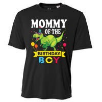 Mommy Of The Birthday TRex RAWR Dinosaur Birthday Cooling Performance Crew T-Shirt