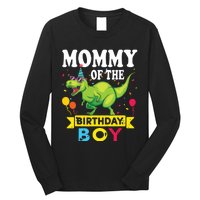 Mommy Of The Birthday TRex RAWR Dinosaur Birthday Long Sleeve Shirt