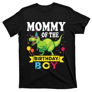 Mommy Of The Birthday TRex RAWR Dinosaur Birthday T-Shirt