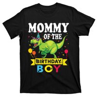 Mommy Of The Birthday TRex RAWR Dinosaur Birthday T-Shirt