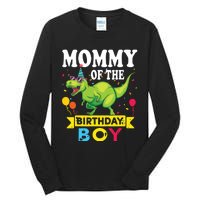 Mommy Of The Birthday TRex RAWR Dinosaur Birthday Tall Long Sleeve T-Shirt