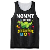 Mommy Of The Birthday TRex RAWR Dinosaur Birthday Mesh Reversible Basketball Jersey Tank