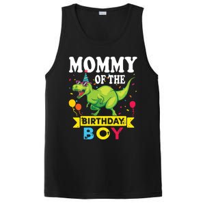 Mommy Of The Birthday TRex RAWR Dinosaur Birthday PosiCharge Competitor Tank