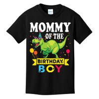 Mommy Of The Birthday TRex RAWR Dinosaur Birthday Kids T-Shirt