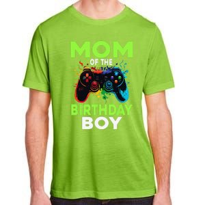 Mom Of The Birthday Matching Video Gamer Birthday Party Adult ChromaSoft Performance T-Shirt