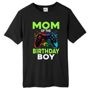 Mom Of The Birthday Matching Video Gamer Birthday Party Tall Fusion ChromaSoft Performance T-Shirt