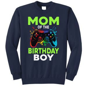 Mom Of The Birthday Matching Video Gamer Birthday Party Tall Sweatshirt