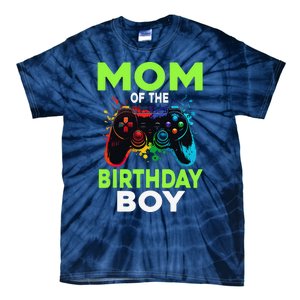 Mom Of The Birthday Matching Video Gamer Birthday Party Tie-Dye T-Shirt