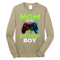 Mom Of The Birthday Matching Video Gamer Birthday Party Long Sleeve Shirt