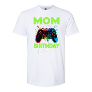 Mom Of The Birthday Matching Video Gamer Birthday Party Softstyle CVC T-Shirt