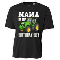 Mama Of The Birthday Boy Family Tractors Farm Trucks Bday Cooling Performance Crew T-Shirt