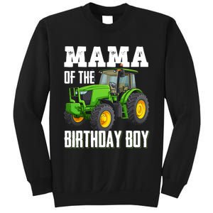 Mama Of The Birthday Boy Family Tractors Farm Trucks Bday Sweatshirt