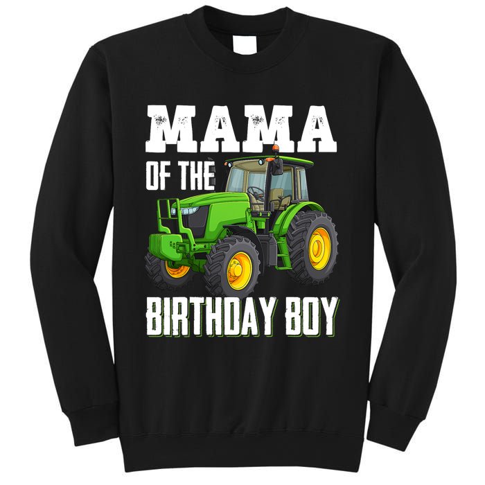 Mama Of The Birthday Boy Family Tractors Farm Trucks Bday Sweatshirt