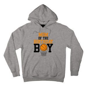 Mom Of The Birthday Boy Basketball Family Birthday Tall Hoodie