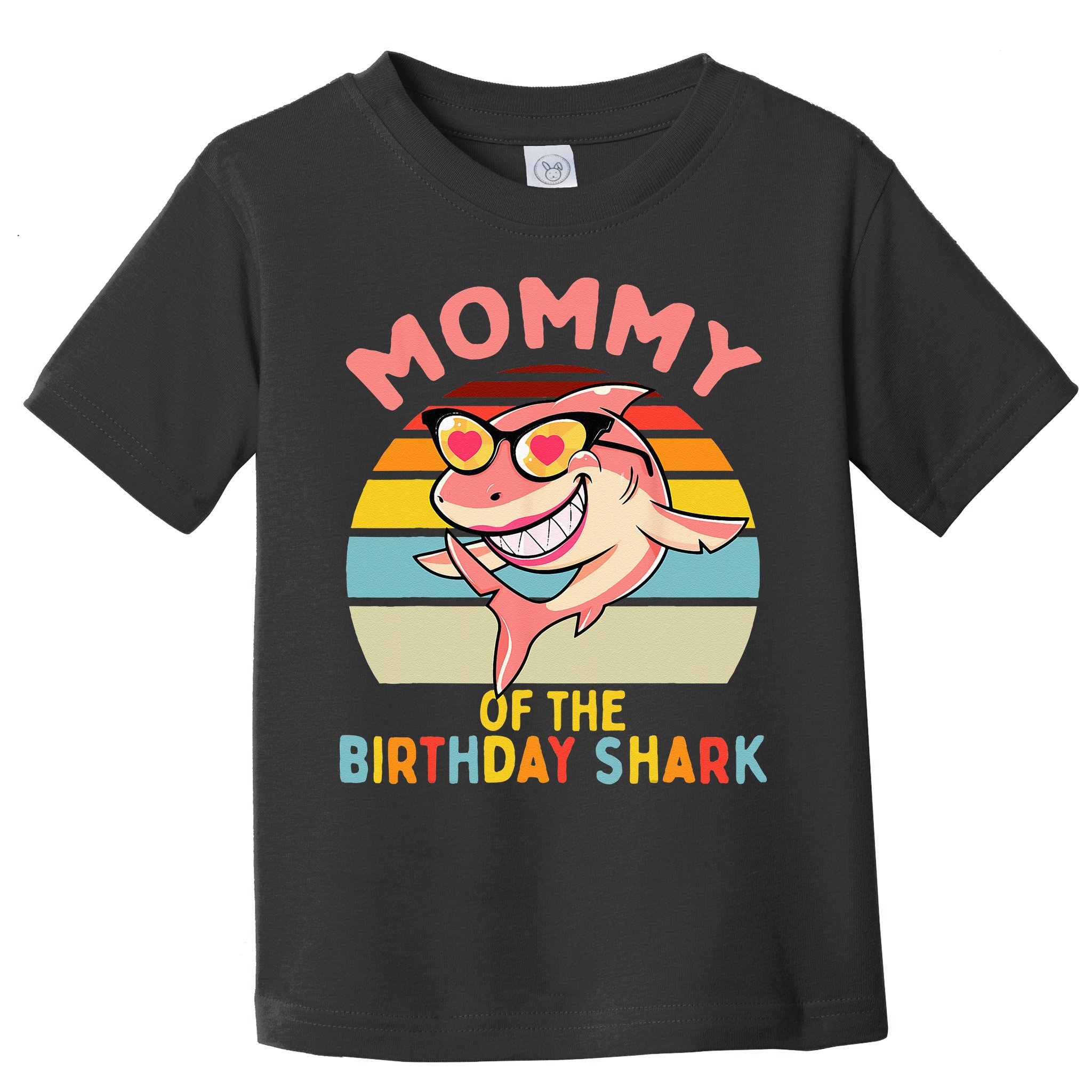 Mommy Of The Shark Birthday Mom Matching Family Toddler T-Shirt