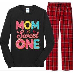 Mom Of The Sweet One 1st Birthday Donut Theme Family Long Sleeve Pajama Set