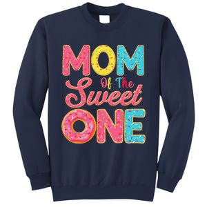 Mom Of The Sweet One 1st Birthday Donut Theme Family Sweatshirt