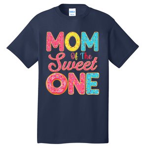 Mom Of The Sweet One 1st Birthday Donut Theme Family Tall T-Shirt