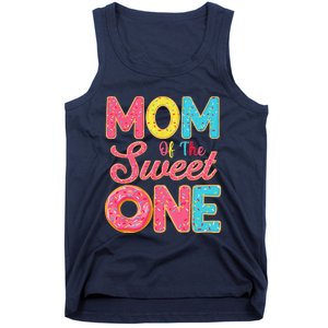 Mom Of The Sweet One 1st Birthday Donut Theme Family Tank Top