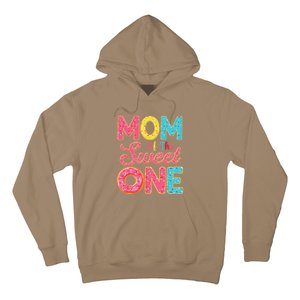 Mom Of The Sweet One 1st Birthday Donut Theme Family Hoodie